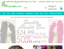 Tablet Screenshot of featherstore.com